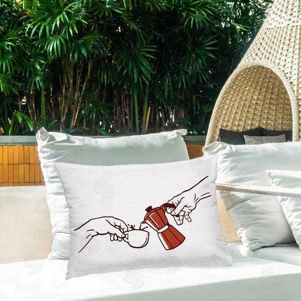 Stupell Industries Tobe Fonseca | Creation Of Coffee Classic Parody Throw Pillow