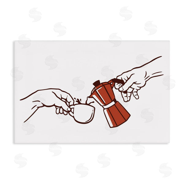 stupell industries Tobe Fonseca | Creation Of Coffee Classic Parody