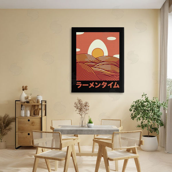Stupell Industries Tobe Fonseca | Minimalist Egg & Ramen Sunset