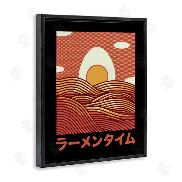 Stupell Industries Tobe Fonseca | Minimalist Egg & Ramen Sunset