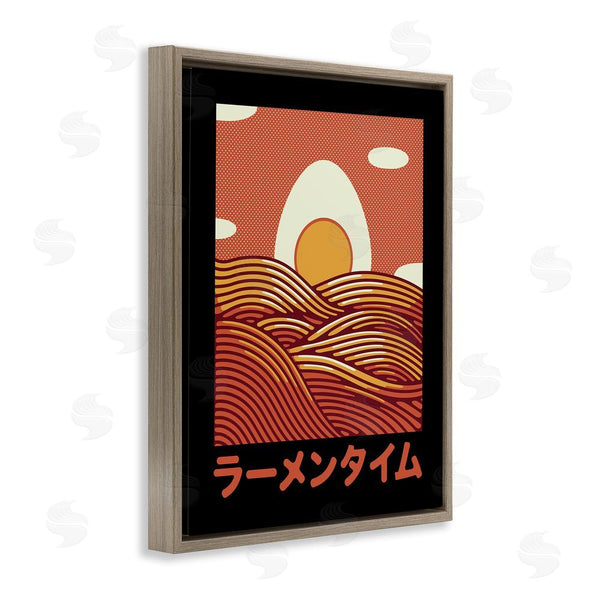 Stupell Industries Tobe Fonseca | Minimalist Egg & Ramen Sunset