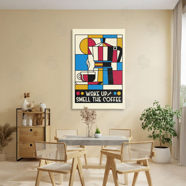 Stupell Industries Tobe Fonseca | Retro Wake Up & Smell Coffee