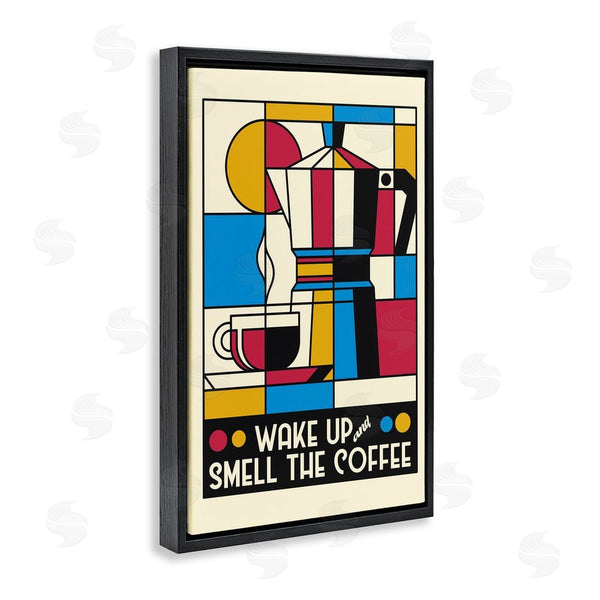 Stupell Industries Tobe Fonseca | Retro Wake Up & Smell Coffee