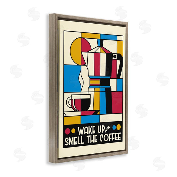 Stupell Industries Tobe Fonseca | Retro Wake Up & Smell Coffee
