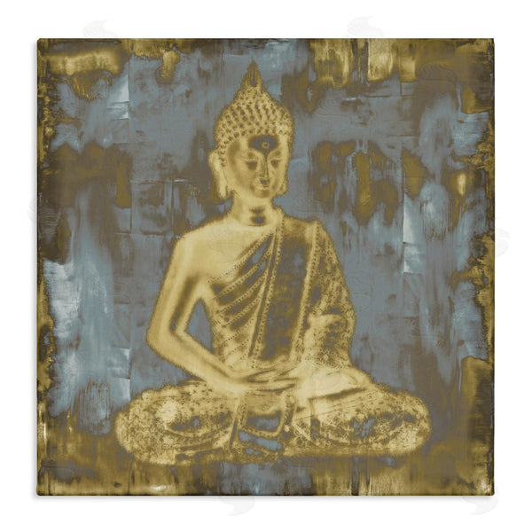 stupell industries Tom Bray | Muted Earthy Buddha Abstract