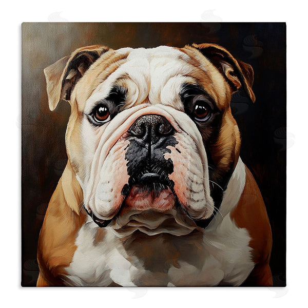 stupell industries Tom Crehan | Stoic Bulldog Portrait