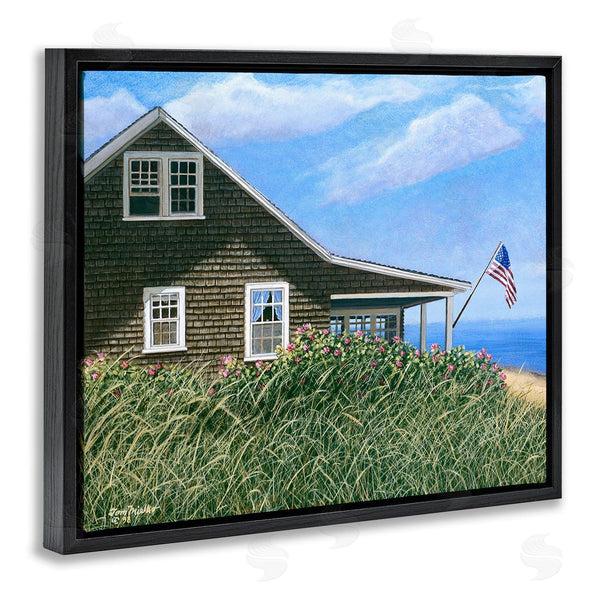Stupell Industries Tom Mielko | Cape House With Flag Wall Art
