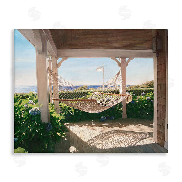 stupell industries Tom Mielko | Hammock & Coastal Porch Wall Art