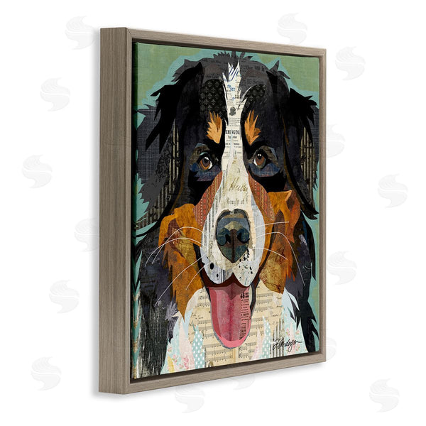 Stupell Industries Traci Anderson | Bernese Mountain Dog Collage