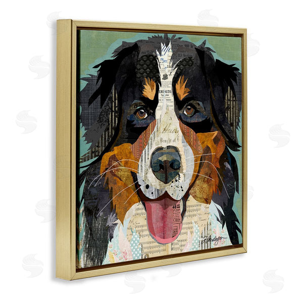 Stupell Industries Traci Anderson | Bernese Mountain Dog Collage