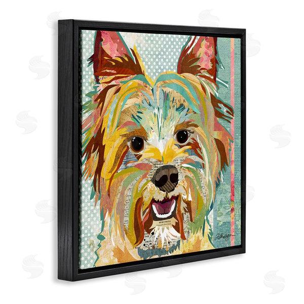 Stupell Industries Traci Anderson | Happy Terrier Pet Portrait Collage Wall Art