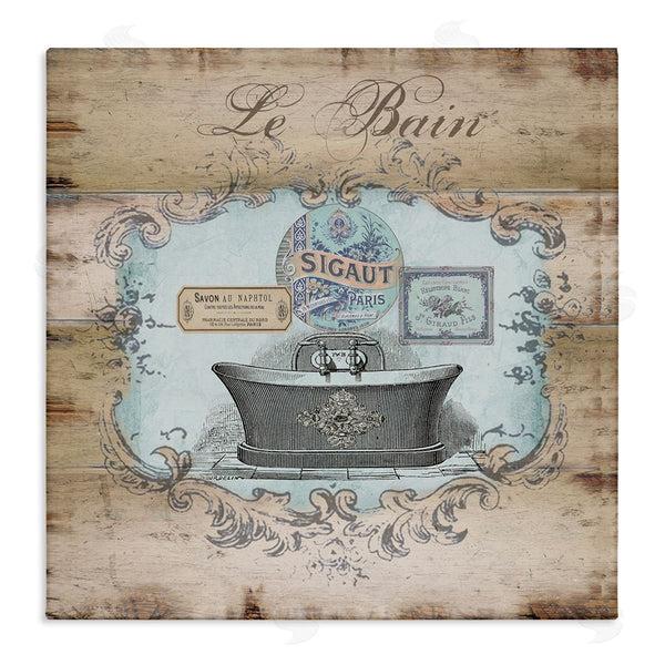 stupell industries Tre Sorelle Studios | Le Bain Vintage Style Bath