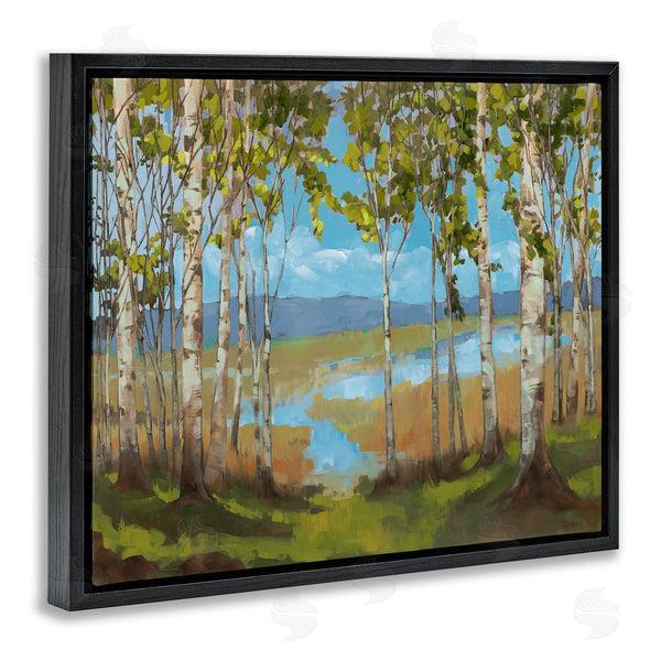 Stupell Industries Trevor Copenhaver | Lake & Birch Tree Landscape Wall Art