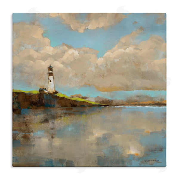 stupell industries Trevor Copenhaver | Lighthouse & Clouds Reflection Wall Art