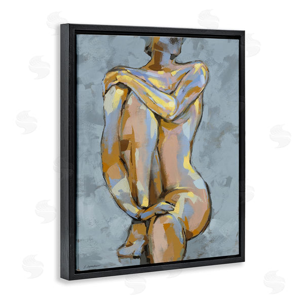 Stupell Industries Trevor Copenhaver | Modern Brushed Nude Portrait Wall Art