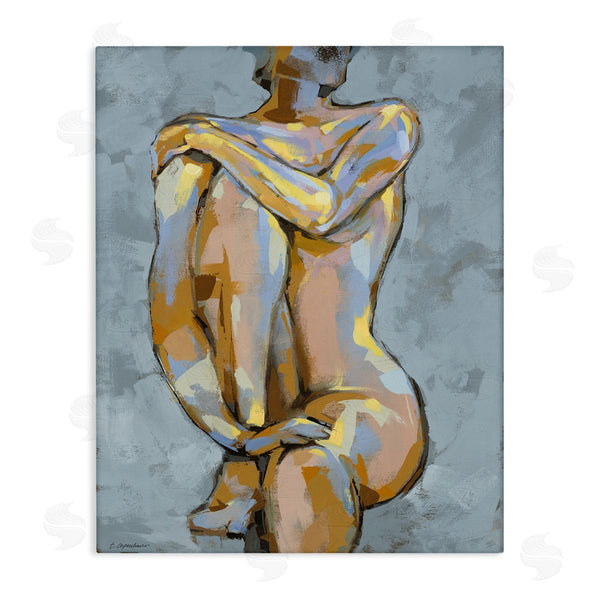 stupell industries Trevor Copenhaver | Modern Brushed Nude Portrait Wall Art