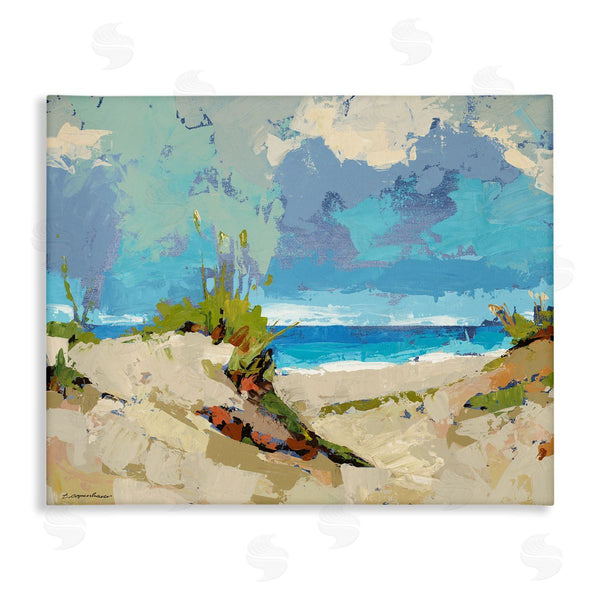 stupell industries Trevor Copenhaver | Modern Seaside Beach Scene Wall Art