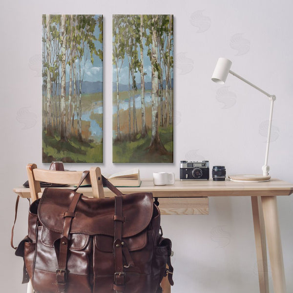 Stupell Industries Trevor Copenhaver | White Birch Copse Of Trees Wall Art