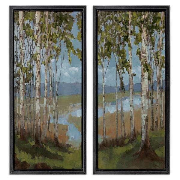 Stupell Industries Trevor Copenhaver | White Birch Copse Of Trees Wall Art