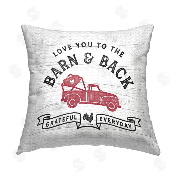 Stupell Industries Two If By Sea | Love You To Barn & Back Printed Throw Pillow