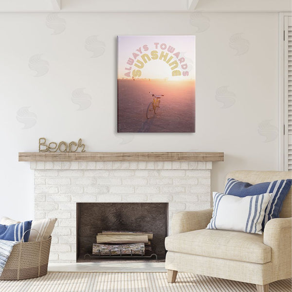 Stupell Industries Two If By Sea Studios | Always Towards Sunshine Phrase Wall Art
