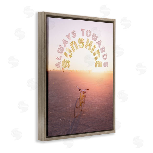 Stupell Industries Two If By Sea Studios | Always Towards Sunshine Phrase Wall Art