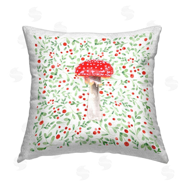 Stupell Industries Two If By Sea Studios | Botanical Patterned Mushroom Printed Throw Pillow