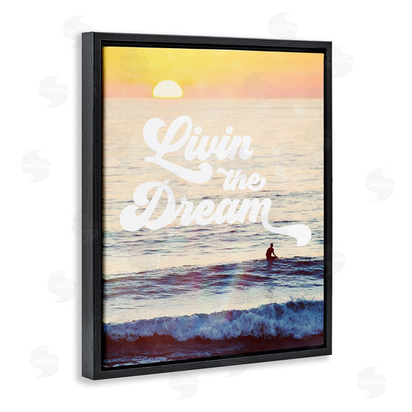 Stupell Industries Two If By Sea Studios | Livin The Dream Phrase Wall Art
