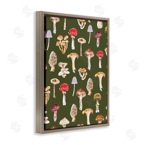 Stupell Industries Two If By Sea Studios | Mushrooms Repeating Pattern Wall Art