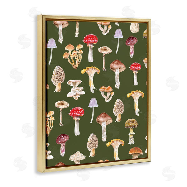 Stupell Industries Two If By Sea Studios | Mushrooms Repeating Pattern Wall Art