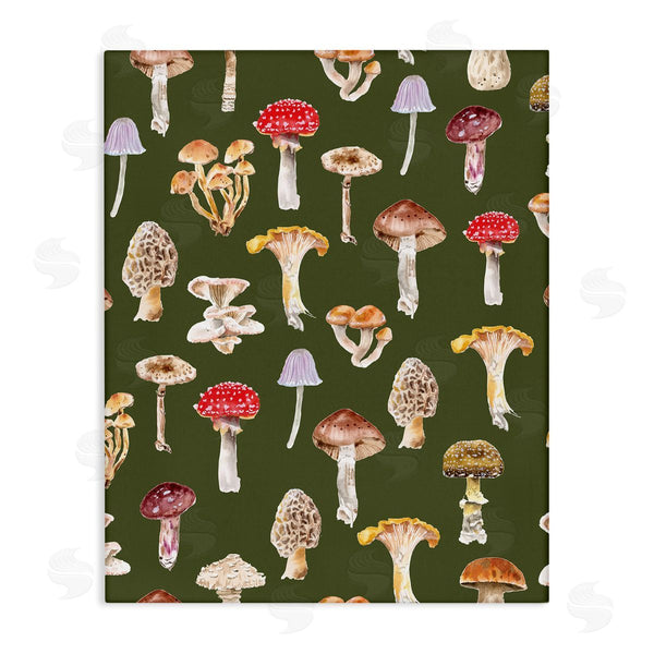 stupell industries Two If By Sea Studios | Mushrooms Repeating Pattern Wall Art