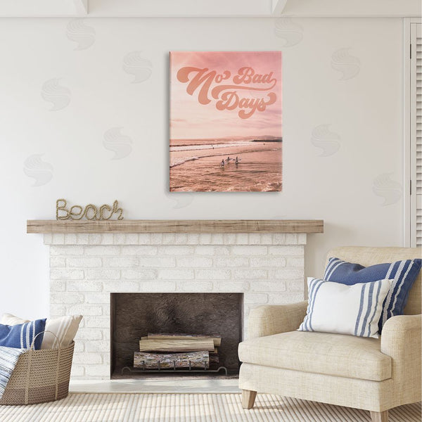 Stupell Industries Two If By Sea Studios | No Bad Days Retro Beach Wall Art