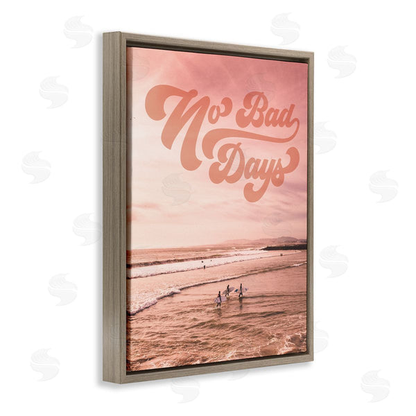 Stupell Industries Two If By Sea Studios | No Bad Days Retro Beach Wall Art