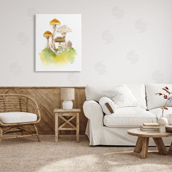 Stupell Industries Two If By Sea Studios | Sprouting Brown Mushrooms Wall Art