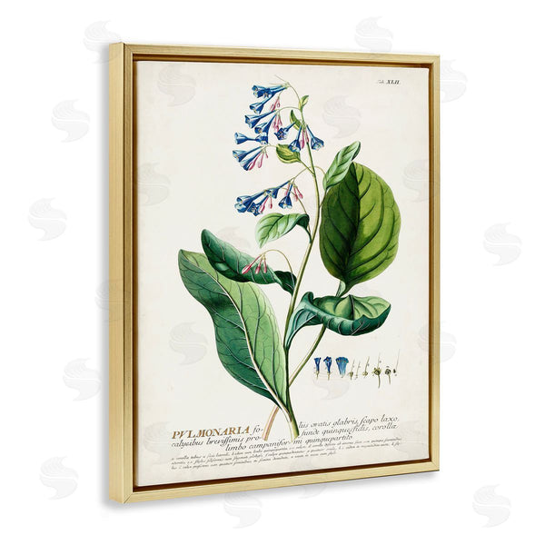 Stupell Industries Unknown | Botanical Blue Flowers Vintage Design