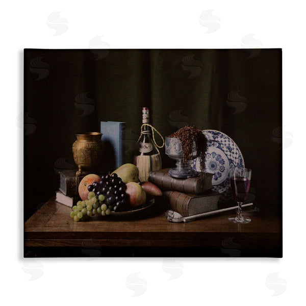 stupell industries Unknown | Dark Vanitas Still Life Wall Art