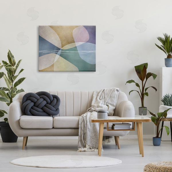 Stupell Industries Urban Epiphany | Contemporary Layered Shapes Wall Art