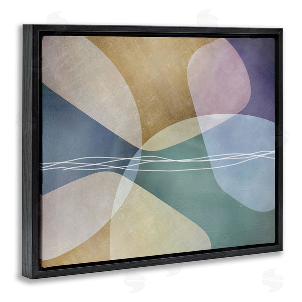 Stupell Industries Urban Epiphany | Contemporary Layered Shapes Wall Art