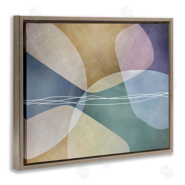 Stupell Industries Urban Epiphany | Contemporary Layered Shapes Wall Art