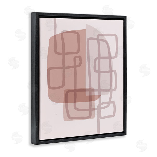 Stupell Industries Urban Epiphany | Neutral Hues Abstract Shapes Wall Art