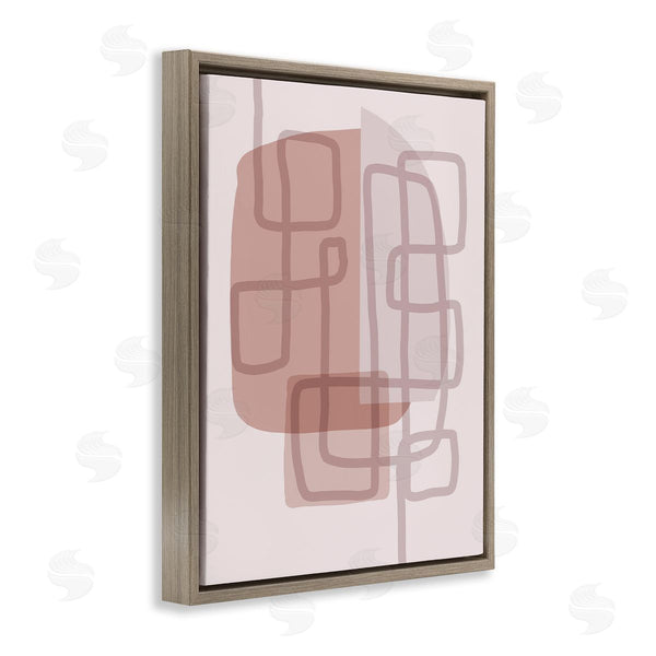 Stupell Industries Urban Epiphany | Neutral Hues Abstract Shapes Wall Art