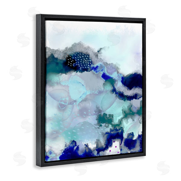 Stupell Industries Urban Epiphany | Sea Floor Water Abstraction Fluid Green Blue Wall Art