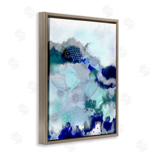 Stupell Industries Urban Epiphany | Sea Floor Water Abstraction Fluid Green Blue Wall Art