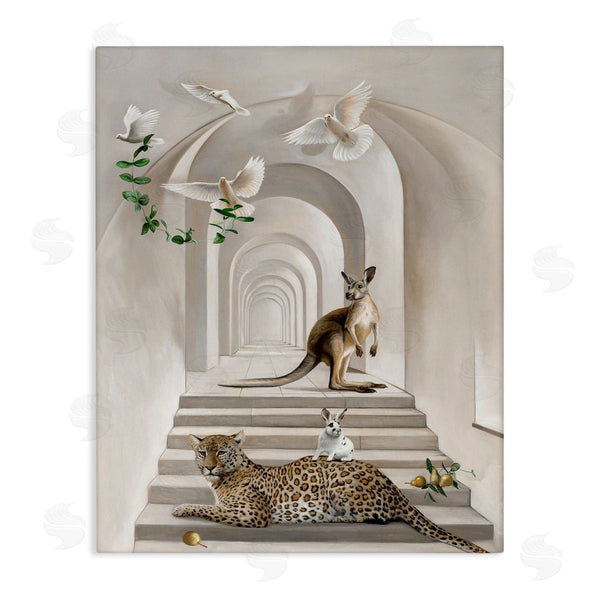 stupell industries Urban Road | Australian Animals in Modern Architecture