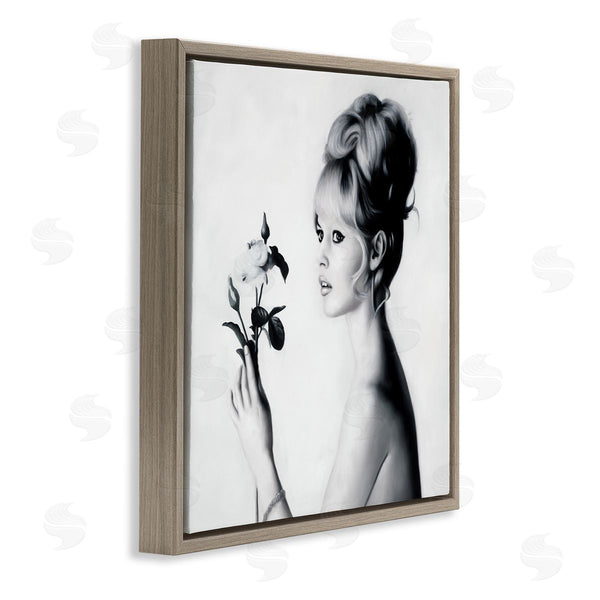Stupell Industries Urban Road | Famous People Bardot Portrait