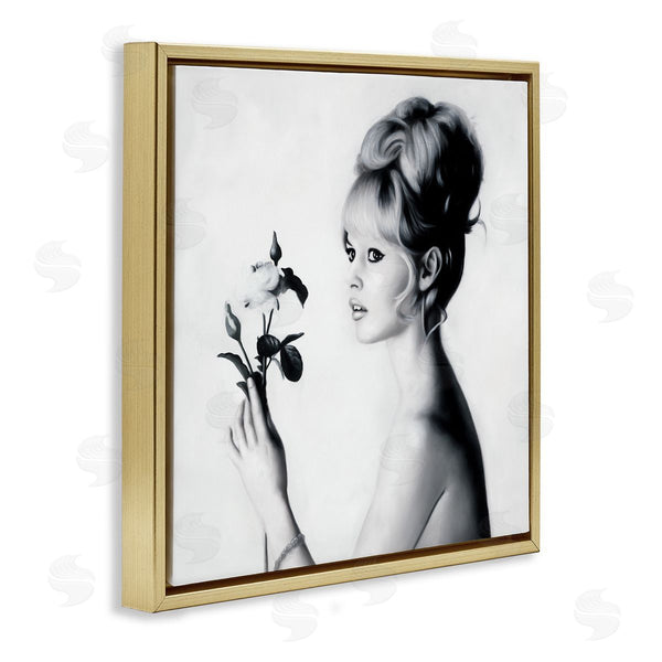 Stupell Industries Urban Road | Famous People Bardot Portrait