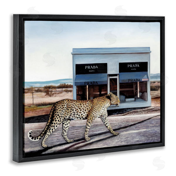 Stupell Industries Urban Road | Fashion Store Cheetah Walk