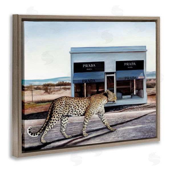 Stupell Industries Urban Road | Fashion Store Cheetah Walk