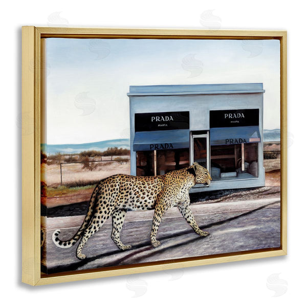 Stupell Industries Urban Road | Fashion Store Cheetah Walk