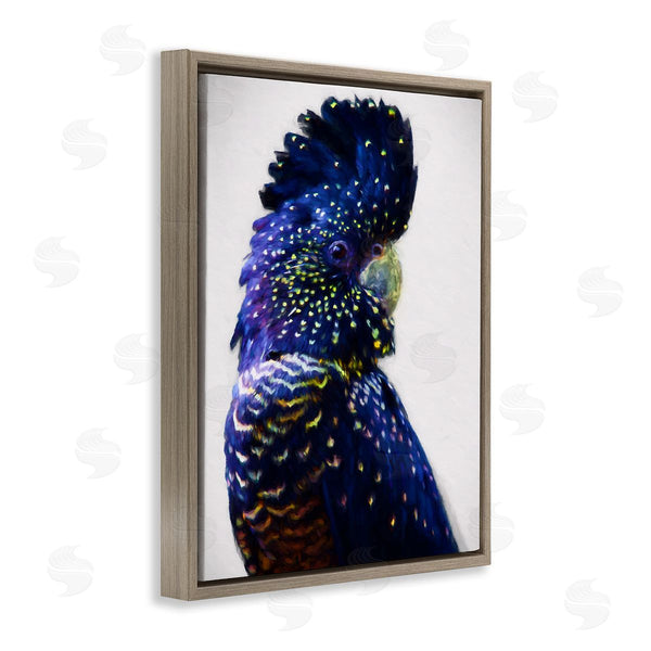 Stupell Industries Urban Road | Tropical Bird With Blue Feathers